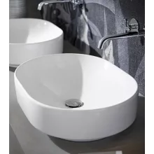   Geberit VariForm pultra ültethető mosdó, ellipszis alakú, túlfolyó nélkül 500.774.01.2 (500.774.01.2)