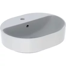   Geberit VariForm pultra ültethető mosdó, csaplyuk-peremmel, túlfolyóval 500775012 (500.775.01.2)