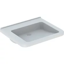   Geberit Selnova Comfort Square akadálymentes mosdó 65 cm, túlfolyó és csaplyuk nélkül 500.790.01.7