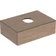 Geberit VariForm alsó szekrény pultra ültethető mosdóhoz 75x51 cm, 1 fiókkal, pakolófelülettel, tölgy 501.163.00.1