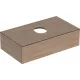 Geberit VariForm alsó szekrény pultra ültethető mosdóhoz 90x51 cm, 1 fiókkal, pakolófelülettel, tölgy 501.169.00.1