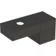Geberit VariForm alsó szekrény pultra ültethető mosdóhoz 120x51 cm, 3 fiókkal, pakolófelülettel, matt láva 501.184.00.1