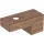 Geberit VariForm alsó szekrény pultra ültethető mosdóhoz 120x51 cm, 3 fiókkal, pakolófelülettel, hikoridió 501.186.00.1