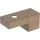 Geberit VariForm alsó szekrény pultra ültethető mosdóhoz 120x51 cm, 3 fiókkal, pakolófelülettel, tölgy 501.187.00.1
