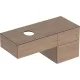 Geberit VariForm alsó szekrény pultra ültethető mosdóhoz 120x51 cm, 3 fiókkal, pakolófelülettel, tölgy 501.187.00.1
