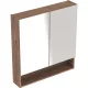 Geberit Selnova Square 2 ajtós tükrös szekrény 78,8x85 cm, hikoridió 501.270.00.1