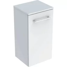   Geberit Selnova Square 1 ajtós oldalsó szekrény 33x65 cm, magasfényű fehér 501.272.00.1