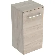   Geberit Selnova Square 1 ajtós oldalsó szekrény 33x65 cm, világos hikoridió 501.275.00.1