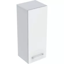  Geberit Selnova Square 1 ajtós középmagas szekrény 33x85 cm, magasfényű fehér 501.276.00.1
