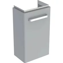   Geberit Selnova Compact 1 ajtós alsó szekrény kézmosóhoz 40 cm, rövidített kivitel, fényezett világosszürke 501.487.00.1
