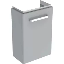   Geberit Selnova Compact 1 ajtós alsó szekrény kézmosóhoz 45 cm, világosszürke 501.489.00.1