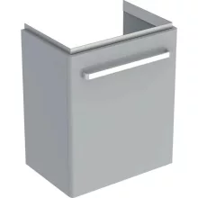   Geberit Selnova Compact 1 ajtós alsó szekrény mosdóhoz 50x36,7 cm, 
 fényezett világosszürke 501.491.00.1