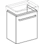 Geberit Selnova Compact 1 ajtós alsó szekrény mosdóhoz 50x36,7 cm, 
 fényezett világosszürke 501.491.00.1