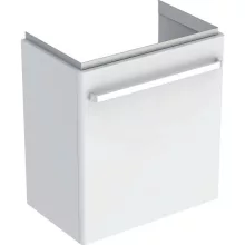   Geberit Selnova Compact 1 ajtós alsó szekrény mosdóhoz 55x36,7cm, fényezett fehér 501.494.00.1