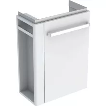   Geberit Selnova Comfort alsó szekrény kézmosóhoz 50 cm, bal oldali törölközőtartó, rövidített kivitel, fehér 501.496.00.1