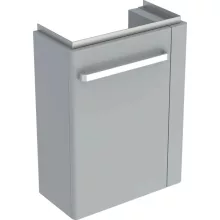   Geberit Selnova Comfort alsó szekrény kézmosóhoz 50 cm, jobb oldali törölközőtartó, rövidített kivitel, világosszürke 501.497.00.1