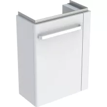   Geberit Selnova Comfort alsó szekrény kézmosóhoz 50 cm, jobb oldali törölközőtartó, rövidített kivitel, fehér 501.498.00.1