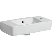   Geberit Selnova Compact jobbos kézmosó 50x25 cm túlfolyóval, fehér 501.507.00.7