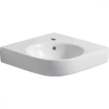   Geberit Selnova Compact sarok 69,5x61,5 cm kézmosó túlfolyóval, fehér 501.508.00.7