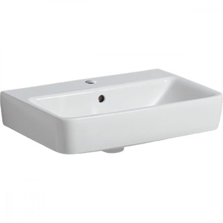 Geberit Selnova Compact 55x37 cm mosdó túlfolyóval, fehér 501.509.00.7