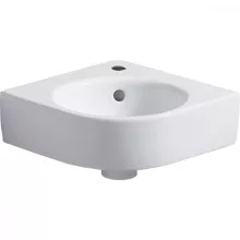   Geberit Selnova Compact sarok 45x39.5 cm kézmosó túlfolyóval, fehér 501.519.00.7