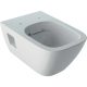 Geberit Selnova Square fali WC, mélyöblítésű, részben zárt forma, Rimfree 501.546.01.1