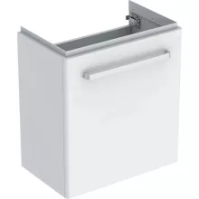   Geberit Selnova Compact 1 ajtós alsó szekrény mosdóhoz 60 cm, szerviztérrel, fényezett fehér 501.615.01.1