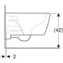 Geberit iCon fali kerámia WC 36x53 cm Rimfree 501661001