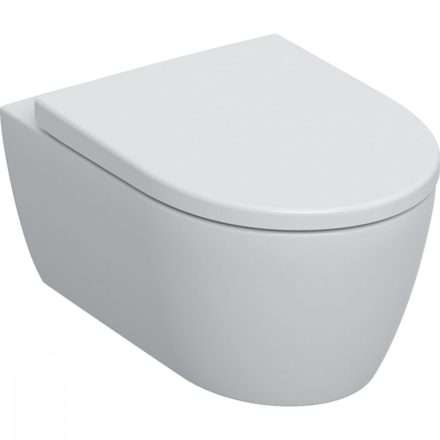 Geberit iCon Rimfree fali WC csésze 36x53 cm mélyöblítésű, gyorskioldó ülőkével, fehér 501.664.00.1