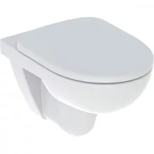   Geberit Selnova Rimfree mélyöblítésű fali WC csésze 35,5x53 cm, Duroplast ülőkével, fehér 501.751.00.1