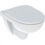 Geberit Selnova Rimfree mélyöblítésű fali WC csésze 35,5x53 cm, Duroplast ülőkével, fehér 501.751.00.1