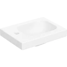   Geberit iCon Light kézmosó 38x28 cm, bal oldali csaplyukkal, túlfolyó nélkül, matt fehér 501.831.JT.1