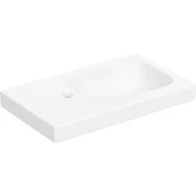   Geberit iCon Light kézmosó 53x31 cm, bal oldali csaplyukkal, túlfolyó nélkül, matt fehér 501.833.JT.1
