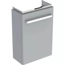   Geberit Selnova Compact 1 ajtós alsó szekrény kézmosóhoz 45 cm, rövidített kivitel, fényezett világosszürke 501.925.42.1