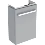 Geberit Selnova Compact 1 ajtós alsó szekrény kézmosóhoz 45 cm, rövidített kivitel, fényezett világosszürke 501.925.42.1