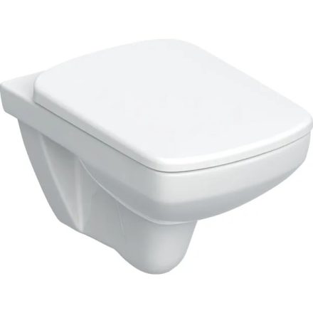 Geberit Selnova Square mélyöblítésű fali WC készlet, Rimfree, WC-ülőkével 501.961.00.1