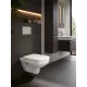Geberit Selnova Square Rimfree mélyöblítésű fali WC készlet WC-ülőkével 501.961.00.1