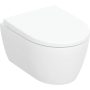 Geberit iCon mélyöblítésű fali WC készlet WC-ülőkével, rövidített kivitel, Rimfree, fehér 502.381.00.1