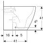Geberit iCon falhoz illeszkedő Rimfree álló kerámia WC vario kifolyású 502.382.00.1