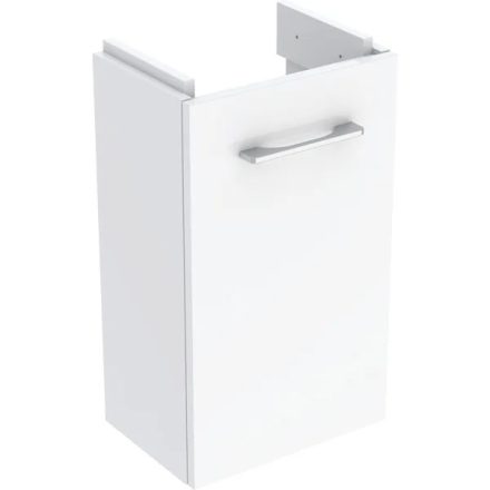 Geberit Selnova Square egy ajtós szekrény kézmosóhoz 32,3x55,7 cm, magasfényű fehér 502.730.00.1