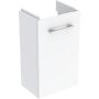 Geberit Selnova Square egy ajtós szekrény kézmosóhoz 32,3x55,7 cm, magasfényű fehér 502.730.00.1