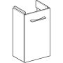 Geberit Selnova Square egy ajtós szekrény kézmosóhoz 32,3x55,7 cm, magasfényű fehér 502.730.00.1