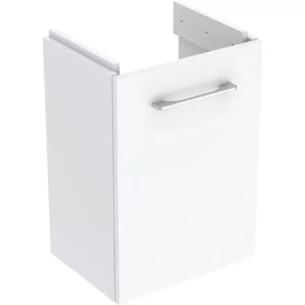 Geberit Selnova Square egy ajtós szekrény kézmosóhoz 38,6x55,7 cm, magasfényű fehér 502.734.00.1