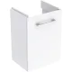 Geberit Selnova Square egy ajtós szekrény kézmosóhoz 38,6x55,7 cm, magasfényű fehér 502.734.00.1