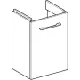Geberit Selnova Square egy ajtós szekrény kézmosóhoz 38,6x55,7 cm, magasfényű fehér 502.734.00.1