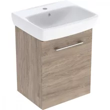   Geberit Selnova Square 1 ajtós mosdószekrény kézmosóval 50x64,9 cm, hikoridió 502.752.00.1