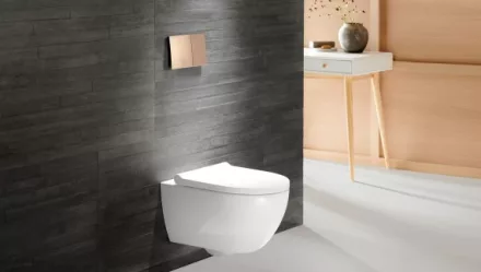 Geberit Acanto fali kerámia WC 36x53 cm TurboFlush technológiával, Rimless kivitel, fehér