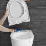 Geberit Acanto fali kerámia WC 36x53 cm TurboFlush technológiával, Rimless kivitel, fehér 502.774.00.1 (502774001)