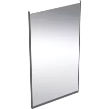   Geberit Option Plus Square tükör 40x70 cm, közvetlen és közvetett világítással, matt fekete 502.780.14.1