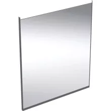   Geberit Option Plus Square tükör 60x70 cm, közvetlen és közvetett világítással, matt fekete 502.781.14.1